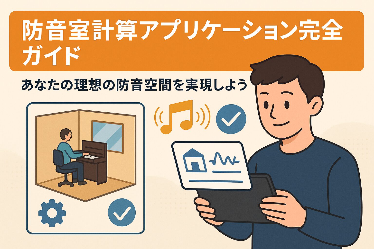 スマホで簡単】防音室の費用計算アプリ｜最短1分で見積り