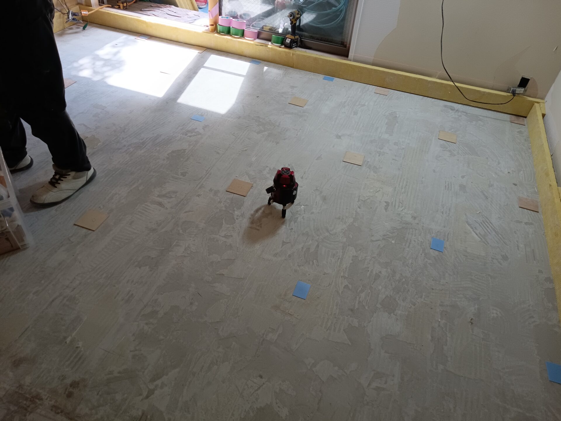 床を解体したあとの様子。