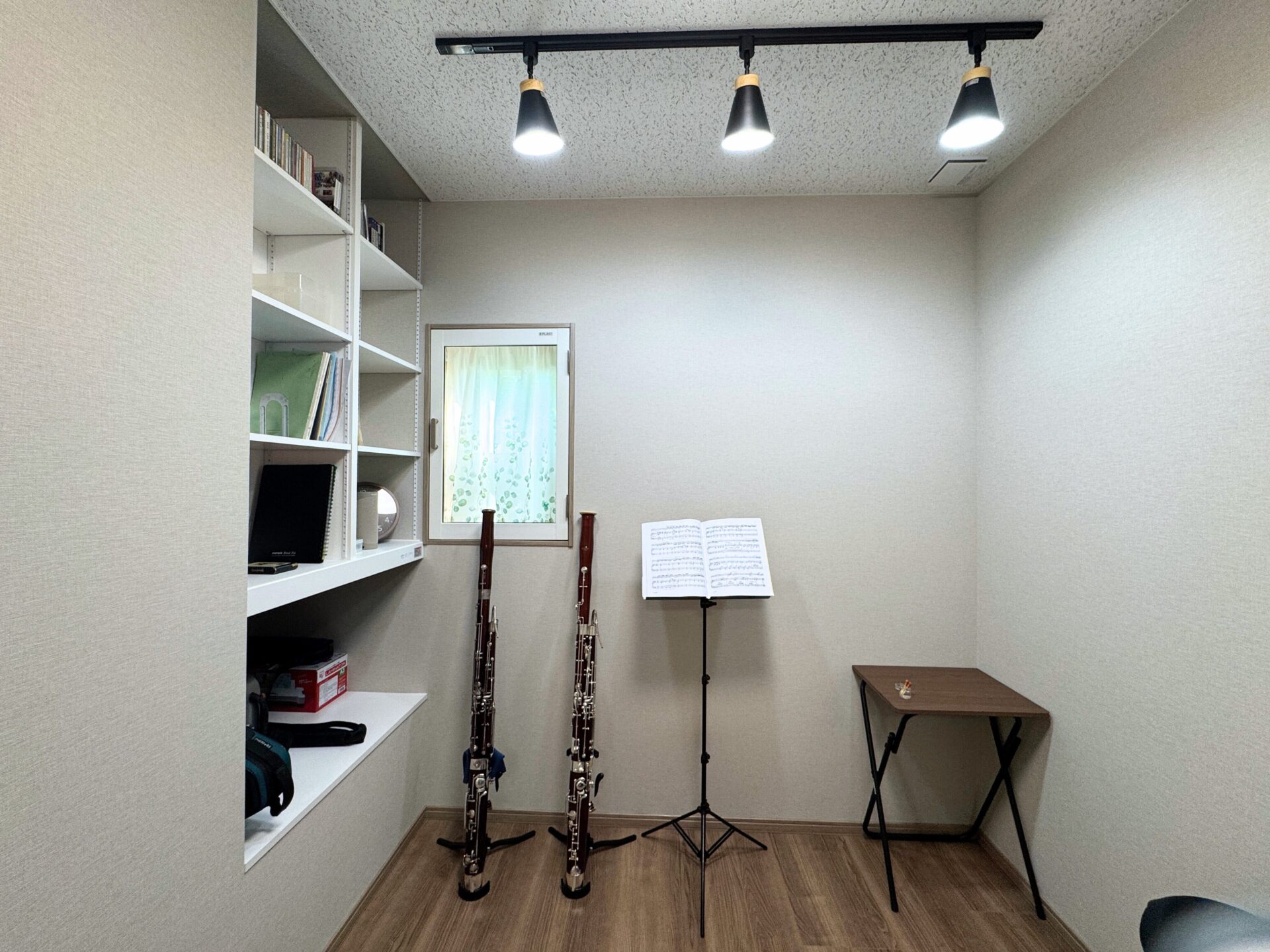 防音室を正面から見た様子