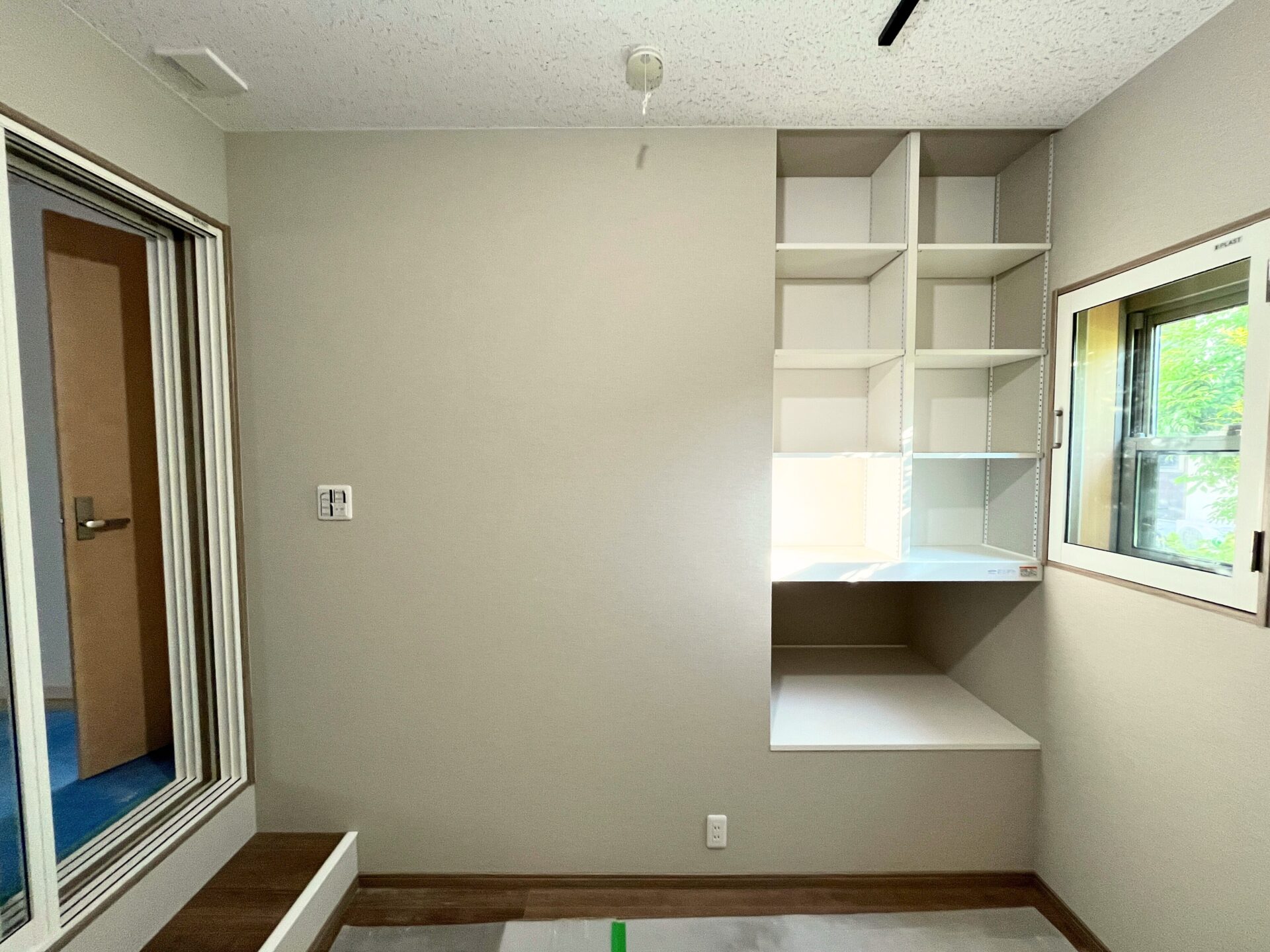 防音室完成時の様子