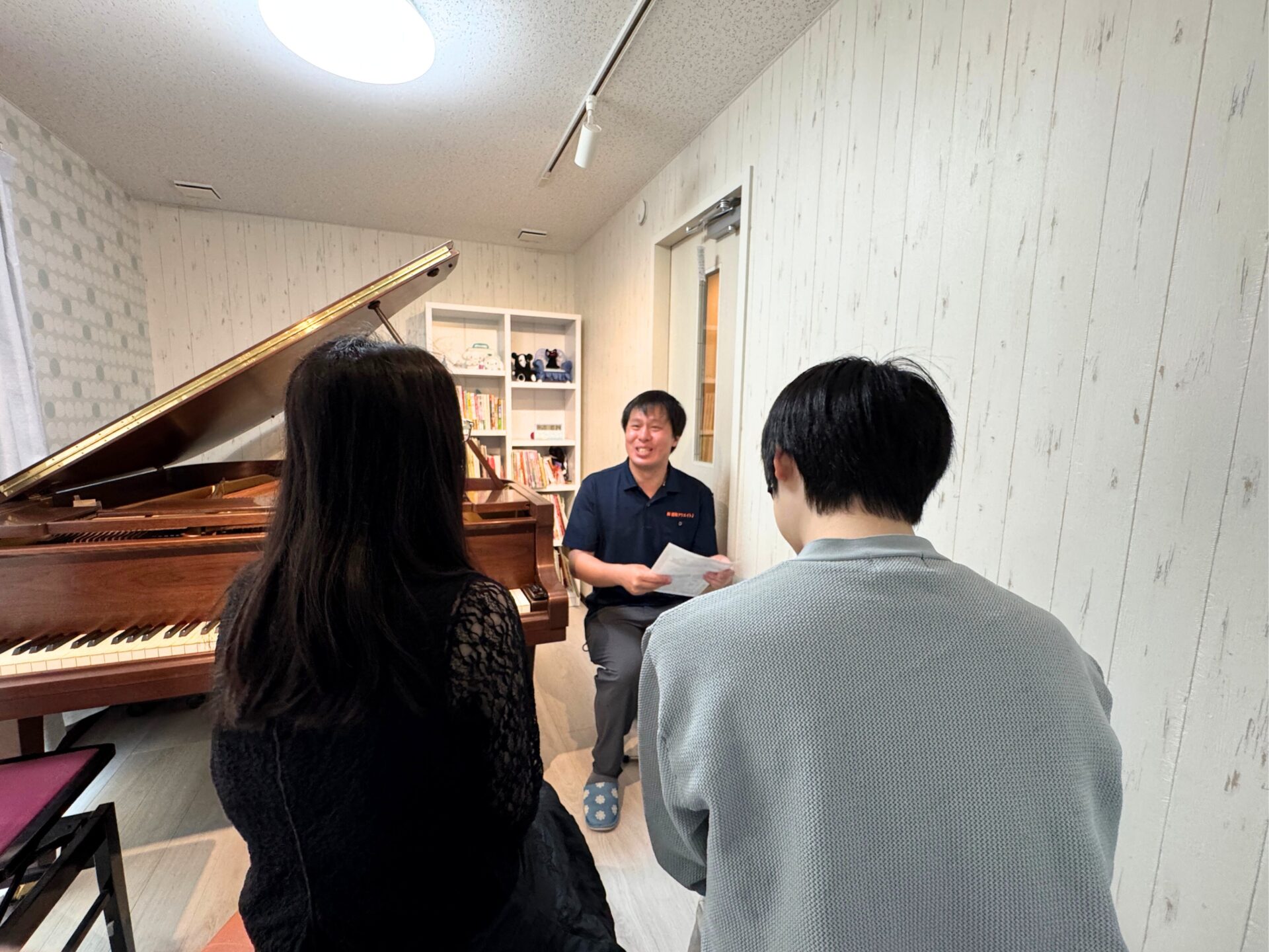 インタビューの様子