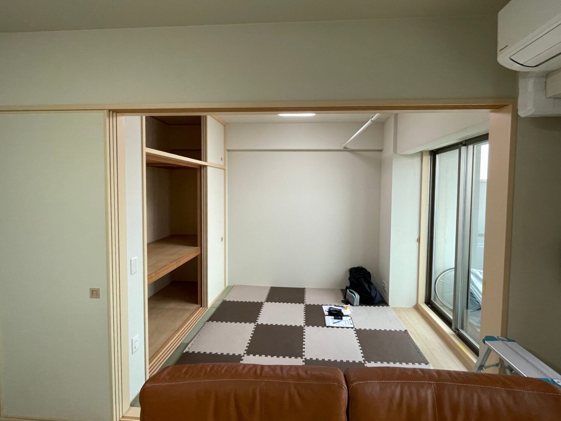 現地調査時、防音工事前の様子